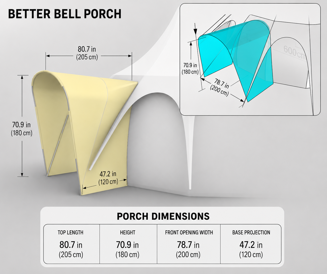 20ft Better Bell Stargazing Tent