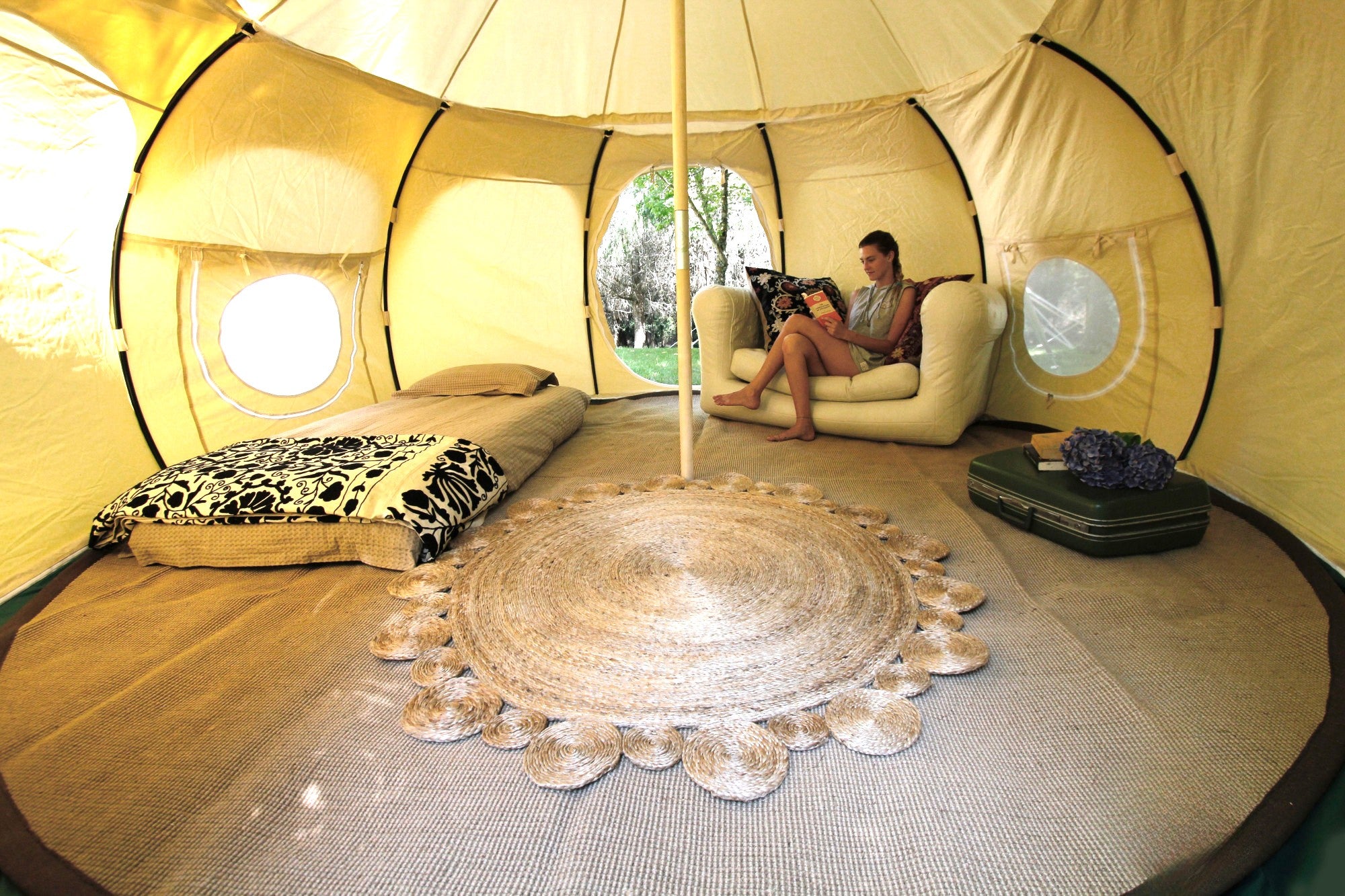 13ft Lotus Belle Hybrid Deluxe Tent