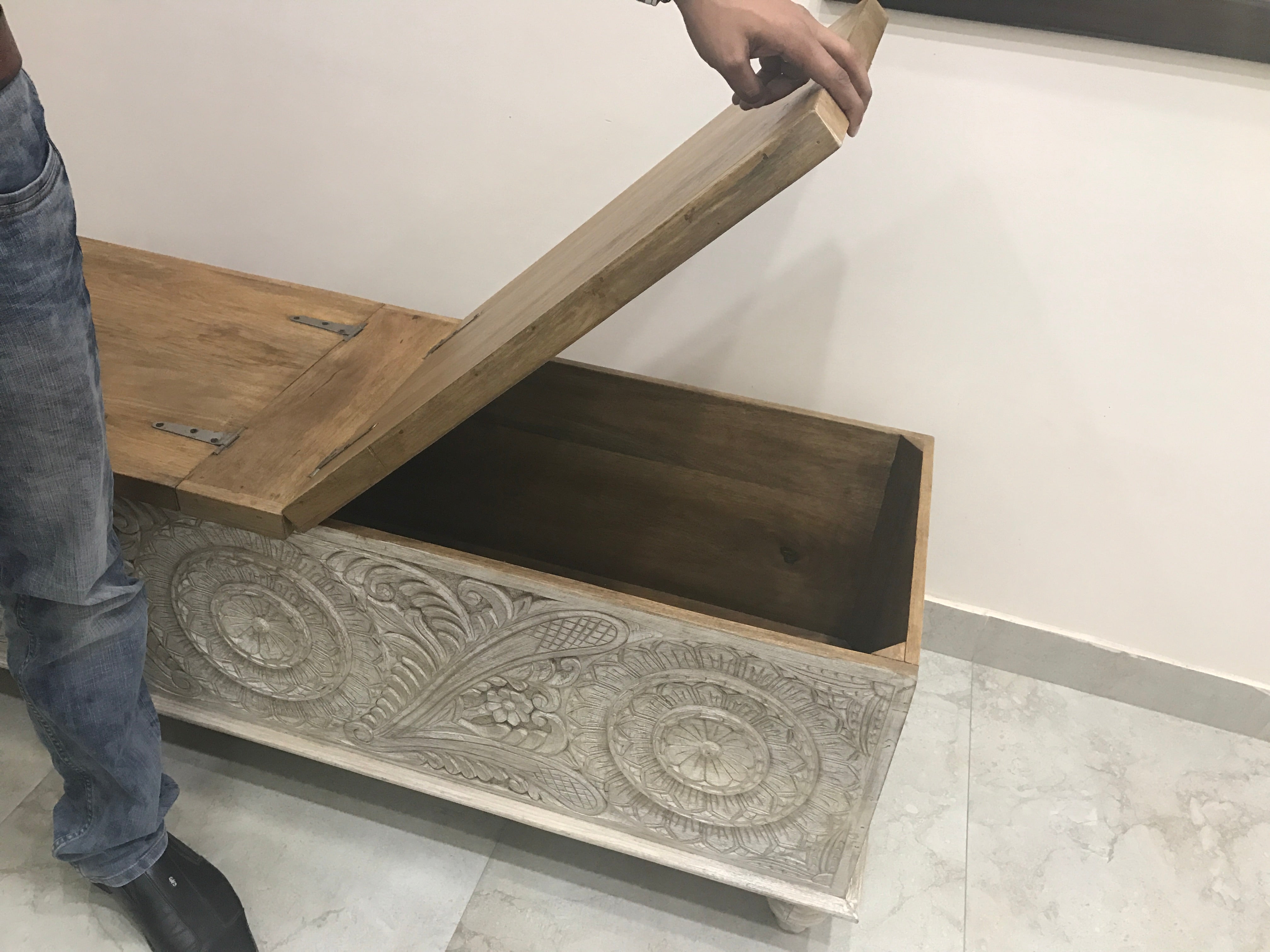 Hand Carved Chest