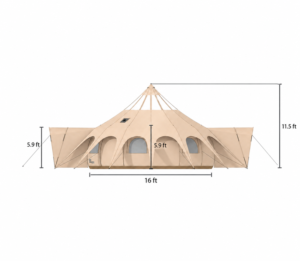 16ft Better Bell Stargazing Tent