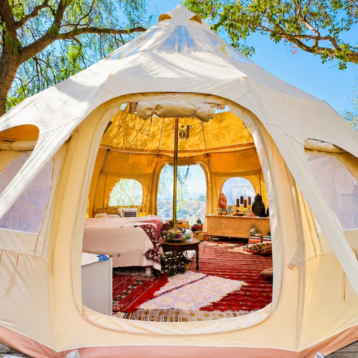 luxurious glamping tents 16ft Better Bell Stargazing Tent